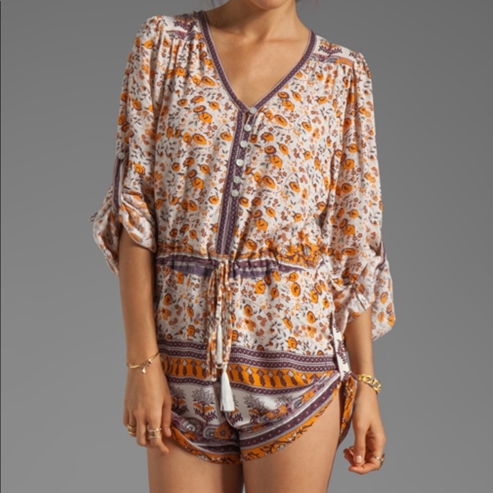 •Spell Designs• 🧡Gypsy Love Playsuit💜